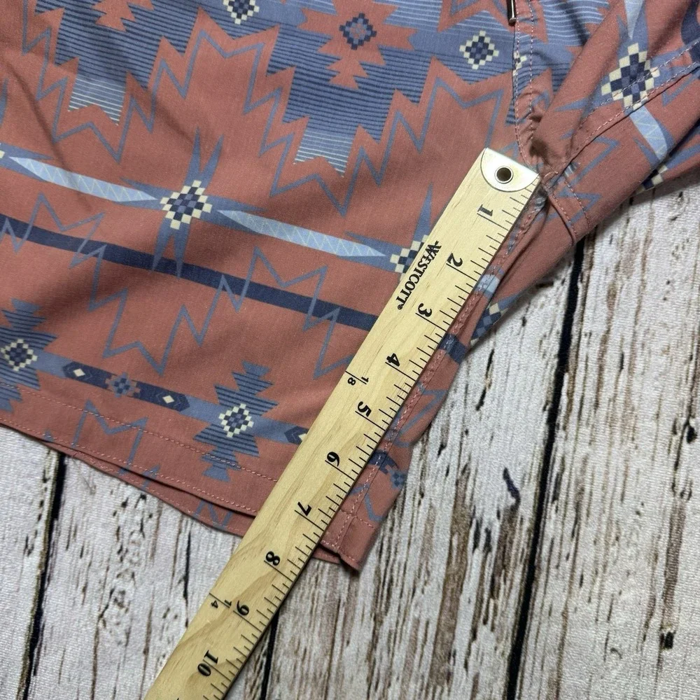 Faherty Board Shorts Mens 36‎ Aztec Print Bathing Suit Swim Beach 7